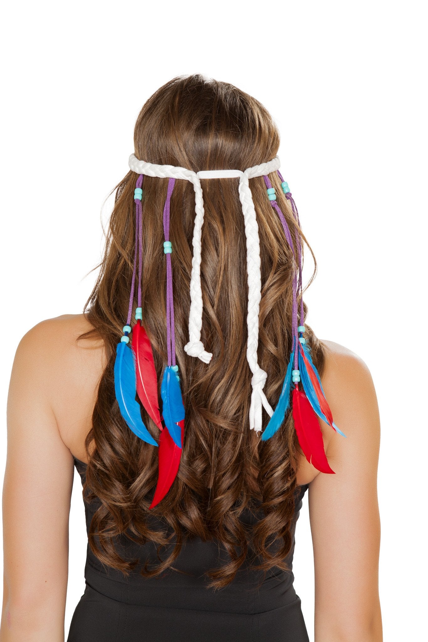 White costume headband
